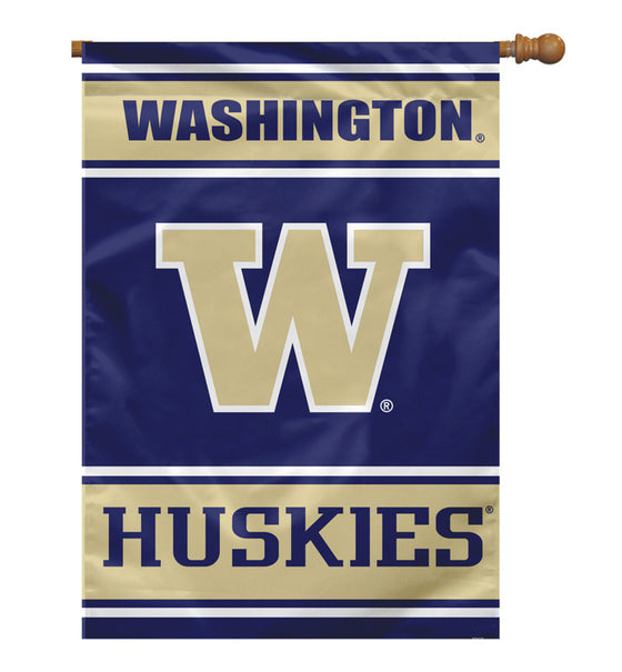 Washington Huskies Banner 28x40 House Flag Style 2 Sided CO