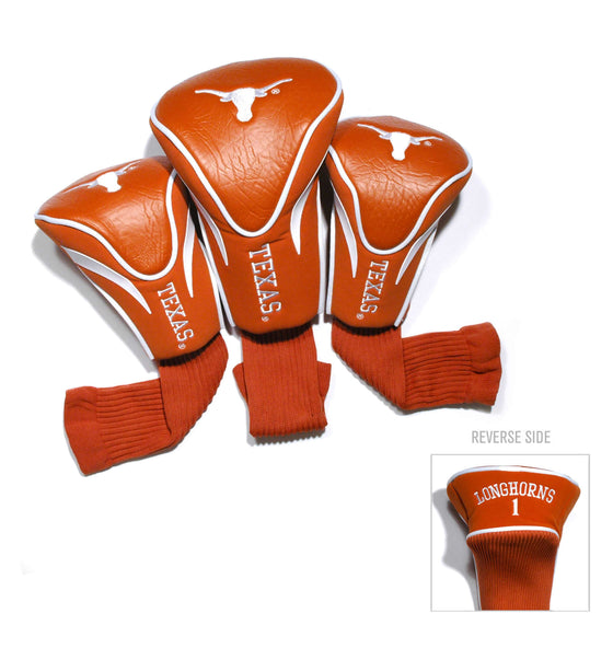 Texas Longhorns 3 Pack Contour Head Covers - 757 Sports Collectibles