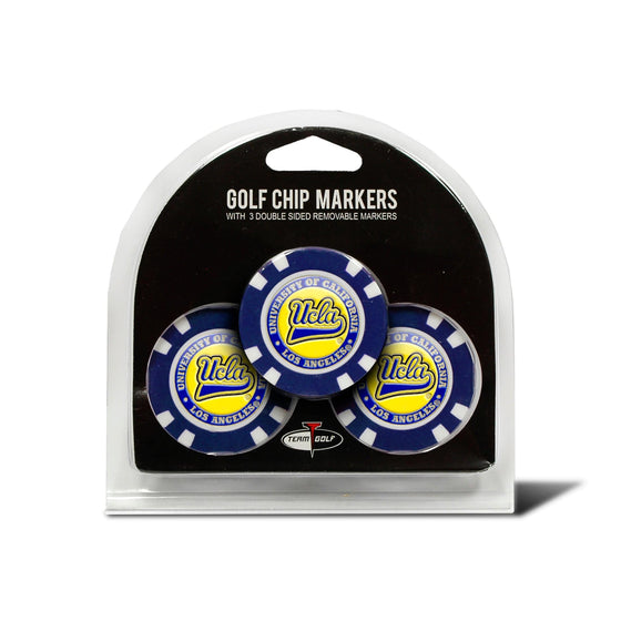 UCLA Bruins 3 Pack Golf Chip Ball Markers - 757 Sports Collectibles
