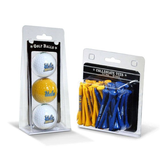 UCLA Bruins 3 Golf Balls And 50 Golf Tees - 757 Sports Collectibles