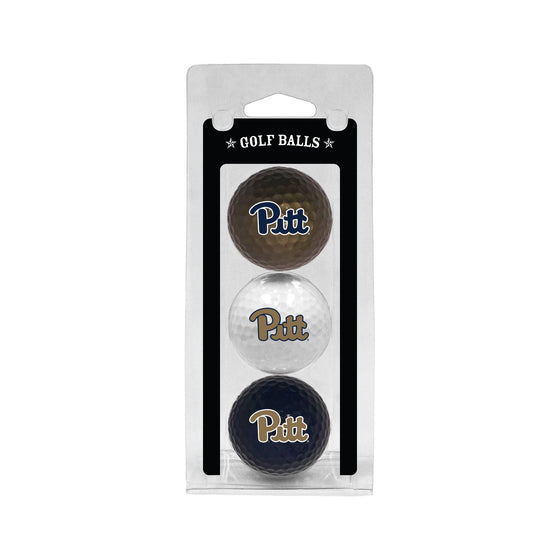 Pitt Panthers 3 Golf Ball Pack - 757 Sports Collectibles