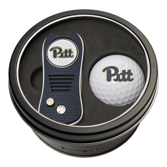 Pitt Panthers Tin Set - Switchfix, Golf Ball - 757 Sports Collectibles