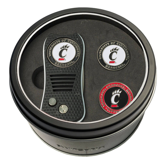 Cincinnati Bearcats Tin Set - Switchfix, 2 Markers - 757 Sports Collectibles