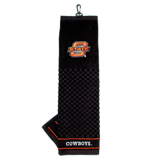 Oklahoma State Cowboys Embroidered Golf Towel - 757 Sports Collectibles
