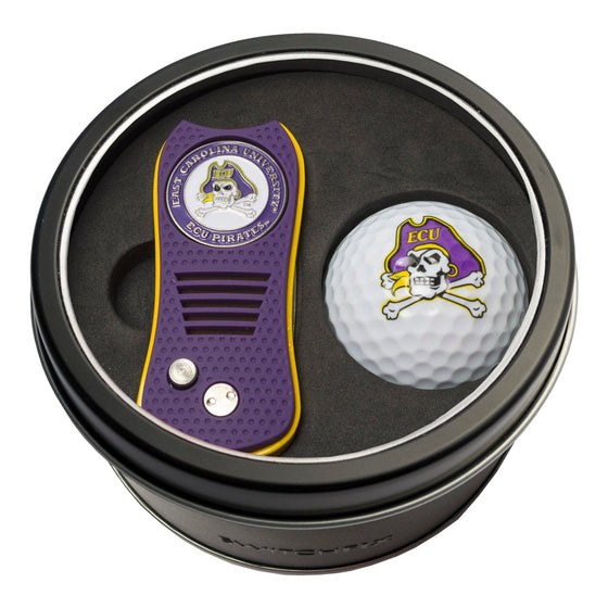 East Carolina Pirates Tin Set - Switchfix, Golf Ball - 757 Sports Collectibles