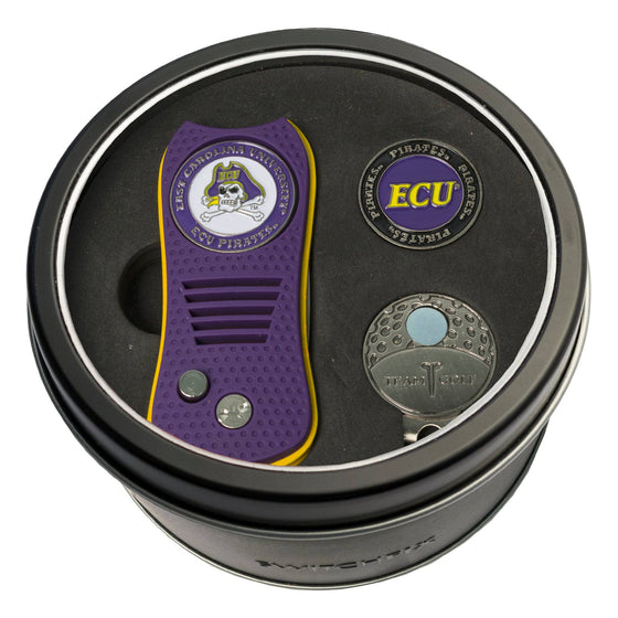 East Carolina Pirates Tin Set - Switchfix, Cap Clip, Marker - 757 Sports Collectibles