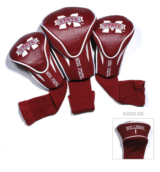 Mississippi State Bulldogs 3 Pack Contour Head Covers - 757 Sports Collectibles