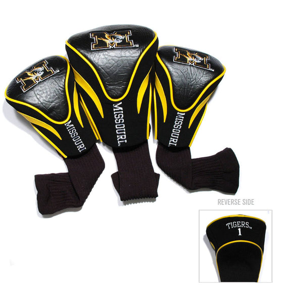 Missouri Tigers 3 Pack Contour Head Covers - 757 Sports Collectibles
