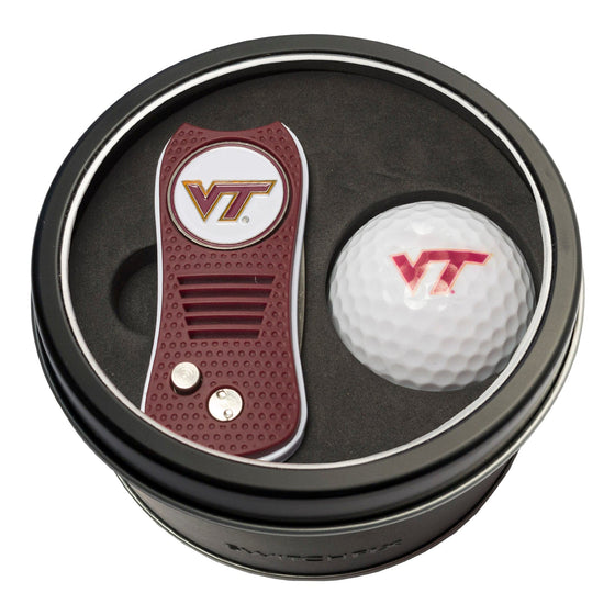 Virginia Tech Hokies Tin Set - Switchfix, Golf Ball - 757 Sports Collectibles