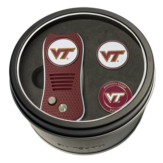 Virginia Tech Hokies Tin Set - Switchfix, 2 Markers - 757 Sports Collectibles