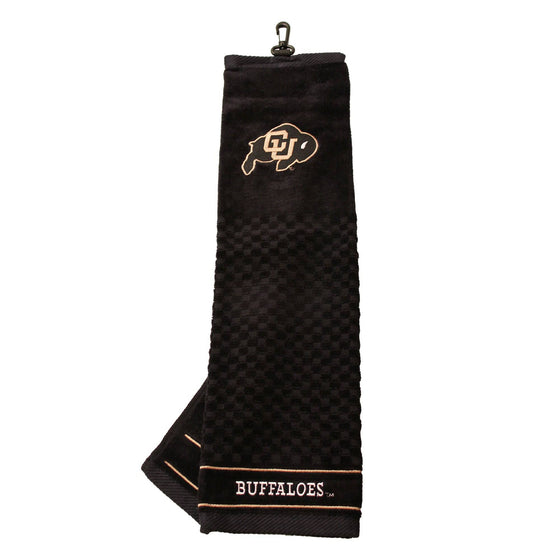 Colorado Buffaloes Embroidered Golf Towel - 757 Sports Collectibles