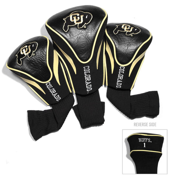 Colorado Buffaloes 3 Pack Contour Head Covers - 757 Sports Collectibles
