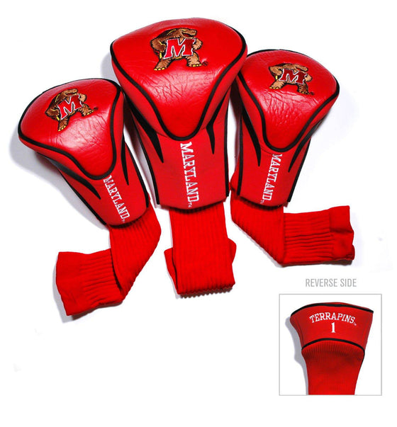 Maryland Terrapins 3 Pack Contour Head Covers - 757 Sports Collectibles