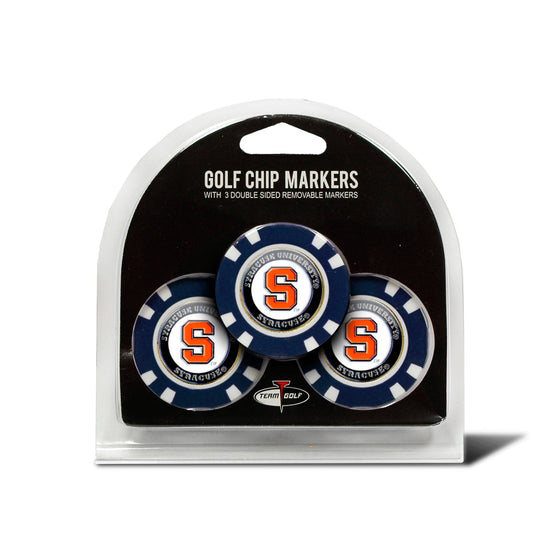 Syracuse Orange 3 Pack Golf Chip Ball Markers - 757 Sports Collectibles