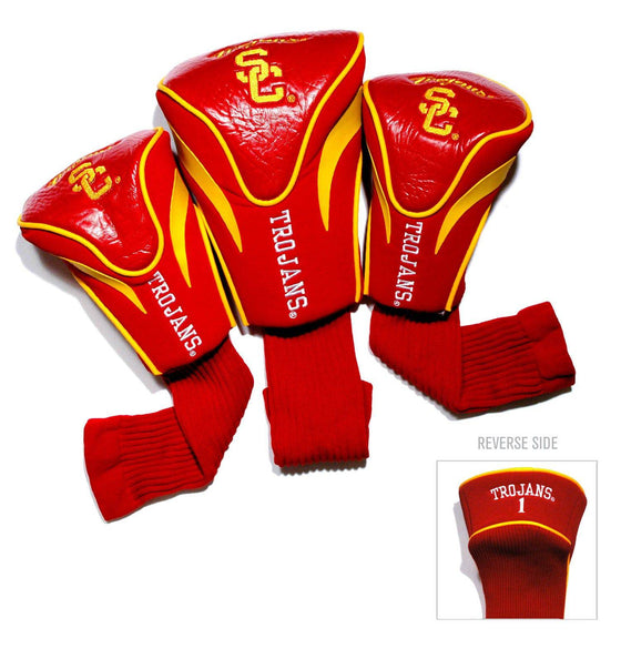 USC Trojans 3 Pack Contour Head Covers - 757 Sports Collectibles