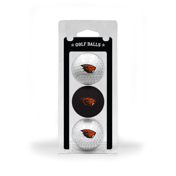 Oregon State Beavers 3 Golf Ball Pack - 757 Sports Collectibles