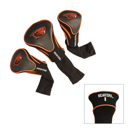 Oregon State Beavers 3 Pack Contour Head Covers - 757 Sports Collectibles