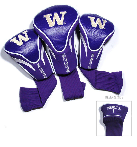 Washington Huskies 3 Pack Contour Head Covers - 757 Sports Collectibles
