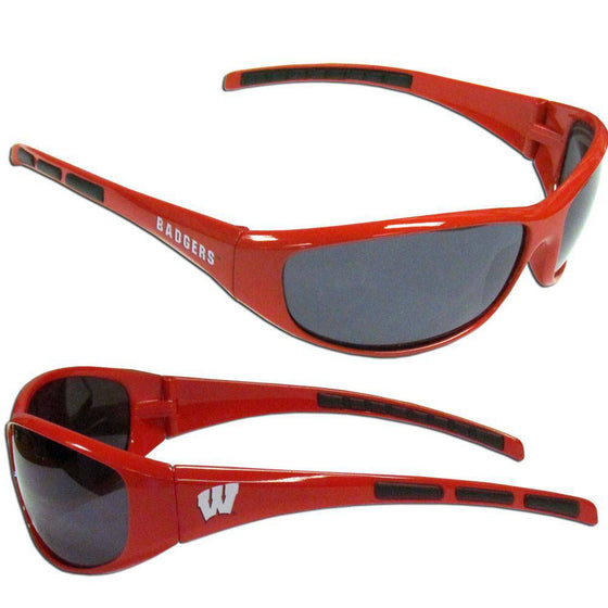 Wisconsin Badgers Wrap Sunglasses (SSKG) - 757 Sports Collectibles