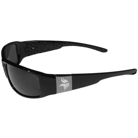 Minnesota Vikings Chrome Wrap Sunglasses (SSKG) - 757 Sports Collectibles