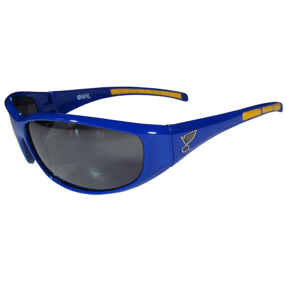 St. Louis Blues�� Wrap Sunglasses (SSKG) - 757 Sports Collectibles