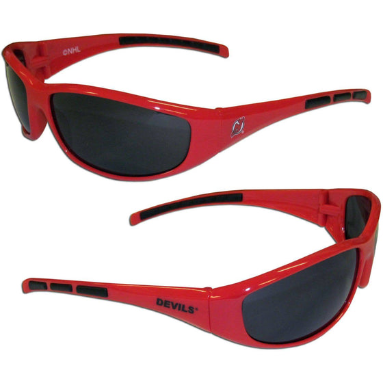 New Jersey Devils�� Wrap Sunglasses (SSKG) - 757 Sports Collectibles