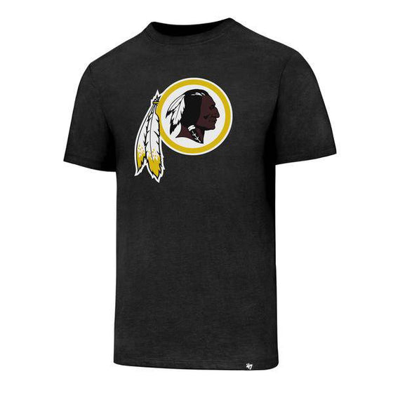 WASHINGTON REDSKINS ’47 CLUB TEE T-Shirt Short Sleeve Shirt - Black - XL Size: Extra Large - 757 Sports Collectibles