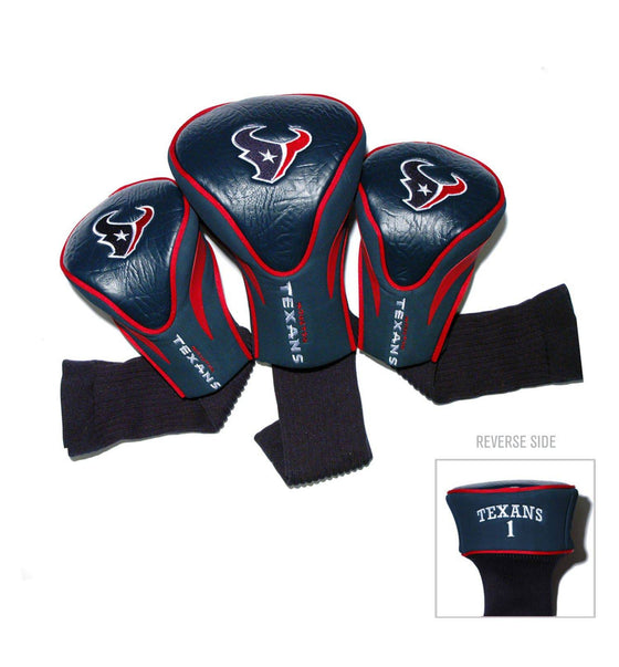 Houston Texans 3 Pack Contour Head Covers - 757 Sports Collectibles