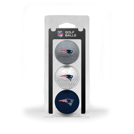New England Patriots 3 Golf Ball Pack - 757 Sports Collectibles