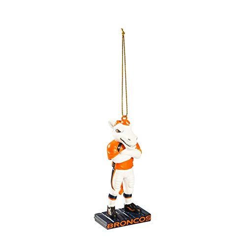 Denver Broncos, Mascot Statue Ornament Officially Licensed Decorative Ornament for Sports Fans - 757 Sports Collectibles