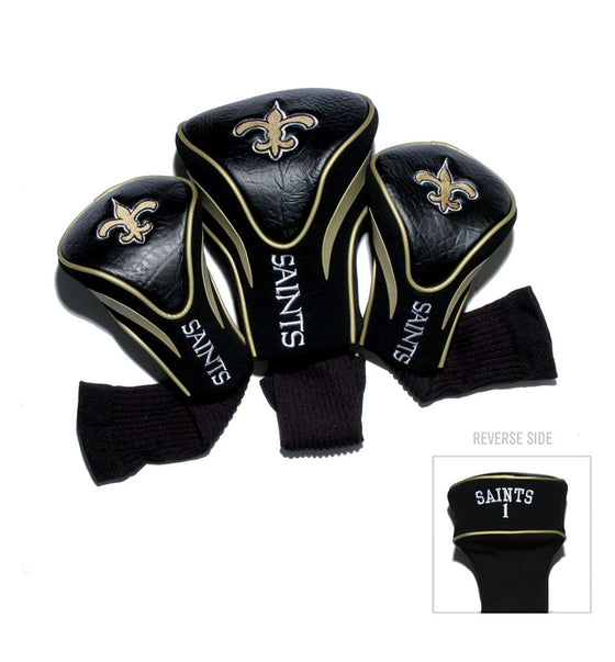 New Orleans Saints 3 Pack Contour Head Covers - 757 Sports Collectibles