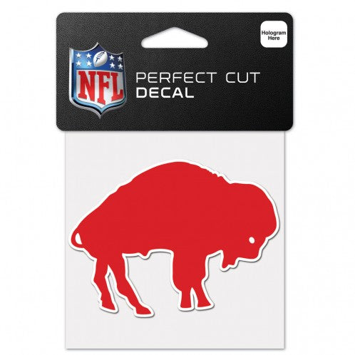 Buffalo Bills / Classic Logo Retro Perfect Cut Color Decal 4" X 4"