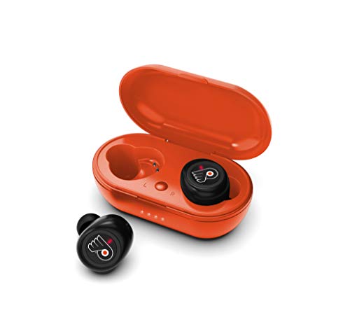 NHL Philadelphia Flyers True Wireless Earbuds, Team Color - 757 Sports Collectibles