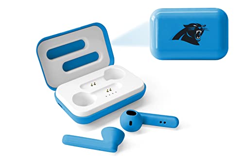 SOAR NFL True Wireless Earbuds V.4, Carolina Panthers - 757 Sports Collectibles
