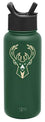 Simple Modern NBA Milwaukee Bucks 32oz Water Bottle with Straw Lid Insulated Stainless Steel Summit - 757 Sports Collectibles