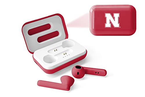 SOAR NCAA True Wireless Earbuds V.4, Nebraska Cornhuskers - 757 Sports Collectibles