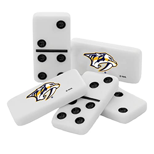 MasterPieces NHL Nashville Predators Collector Edition Double Six Dominoes - 757 Sports Collectibles