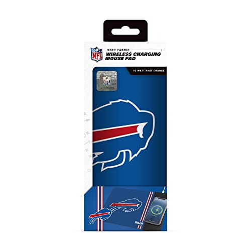 SOAR NFL Wireless Charging Mouse Pad, Buffalo Bills, Team Color,One Size - 757 Sports Collectibles