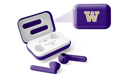 SOAR NCAA True Wireless Earbuds V.4, Washington Huskies - 757 Sports Collectibles