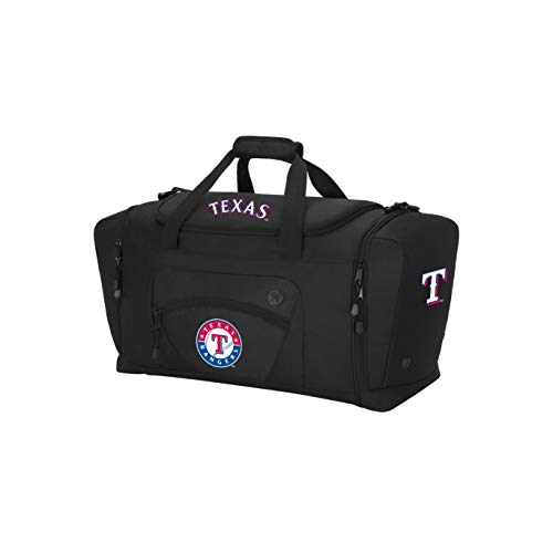 MLB Texas Rangers "Roadblock" Duffel, 20" x 11.5" x 13" - 757 Sports Collectibles