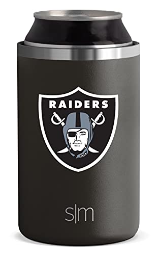 Simple Modern NFL Las Vegas Raiders Insulated Ranger Can Cooler, for Standard Cans - Beer, Soda, Sparkling Water and More - 757 Sports Collectibles