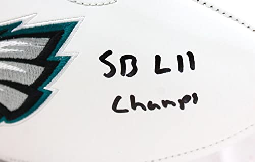 Darren Sproles Autographed Philadelphia Eagles Logo Football w/SB Champs-Beckett W Hologram Black - 757 Sports Collectibles