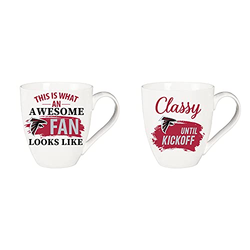 Team Sports America Atlanta Falcons, Ceramic Cup O'Java 17oz Gift Set - 757 Sports Collectibles