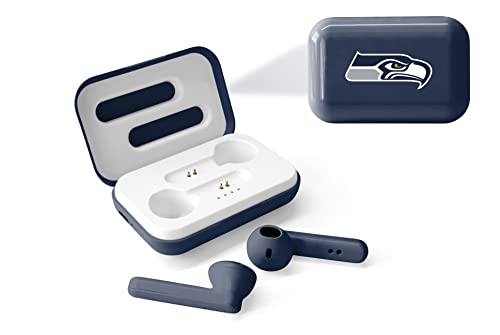 SOAR NFL True Wireless Earbuds V.4, Seattle Seahawks - 757 Sports Collectibles