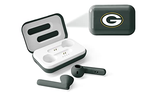 SOAR NFL True Wireless Earbuds V.4, Green Bay Packers - 757 Sports Collectibles