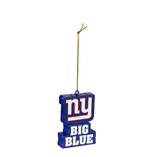 New York Giants, Mascot Statue Ornament Officially Licensed Decorative Ornament for Sports Fans - 757 Sports Collectibles
