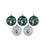 FOCO Michigan State Spartans NCAA 5 Pack Shatterproof Ball Ornament Set - 757 Sports Collectibles