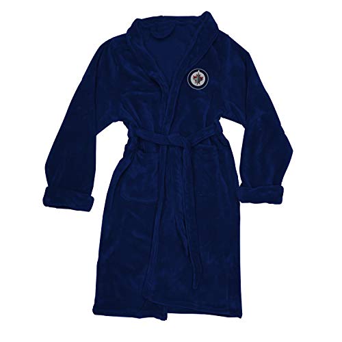NORTHWEST NHL Winnipeg Jets Silk Touch Bath Robe, Large/X-Large, Team Colors - 757 Sports Collectibles