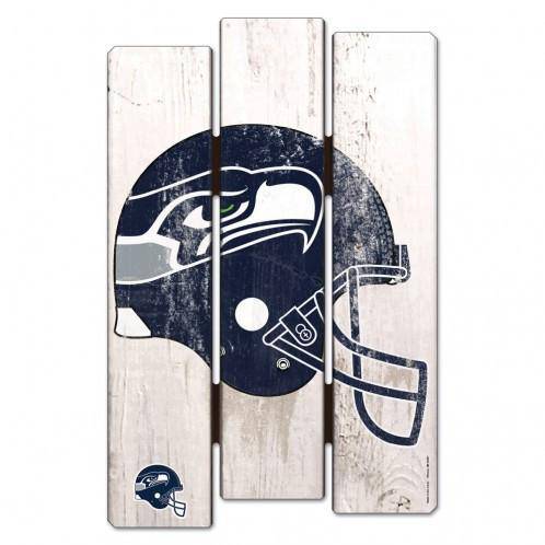 Seattle Seahawks Wood Fence Sign (CDG) - 757 Sports Collectibles