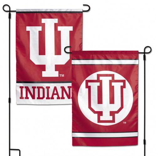 Indiana Hoosiers Flag 12x18 Garden Style 2 Sided (CDG) - 757 Sports Collectibles
